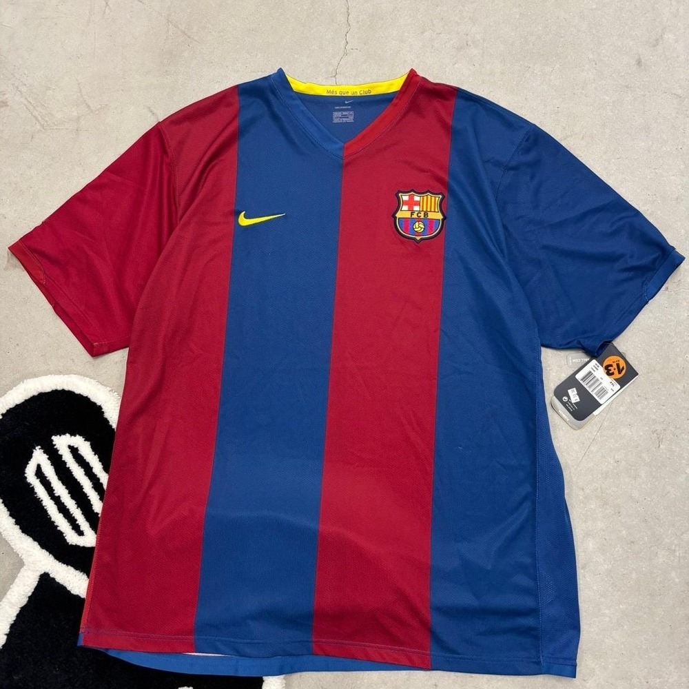 Nike FC Barcelona 2006 2007 Home Jersey XXL‎ NWT La Liga Soccer Shirt
